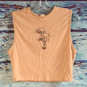 Streetwear Society Cropped Mushroom Tank Top